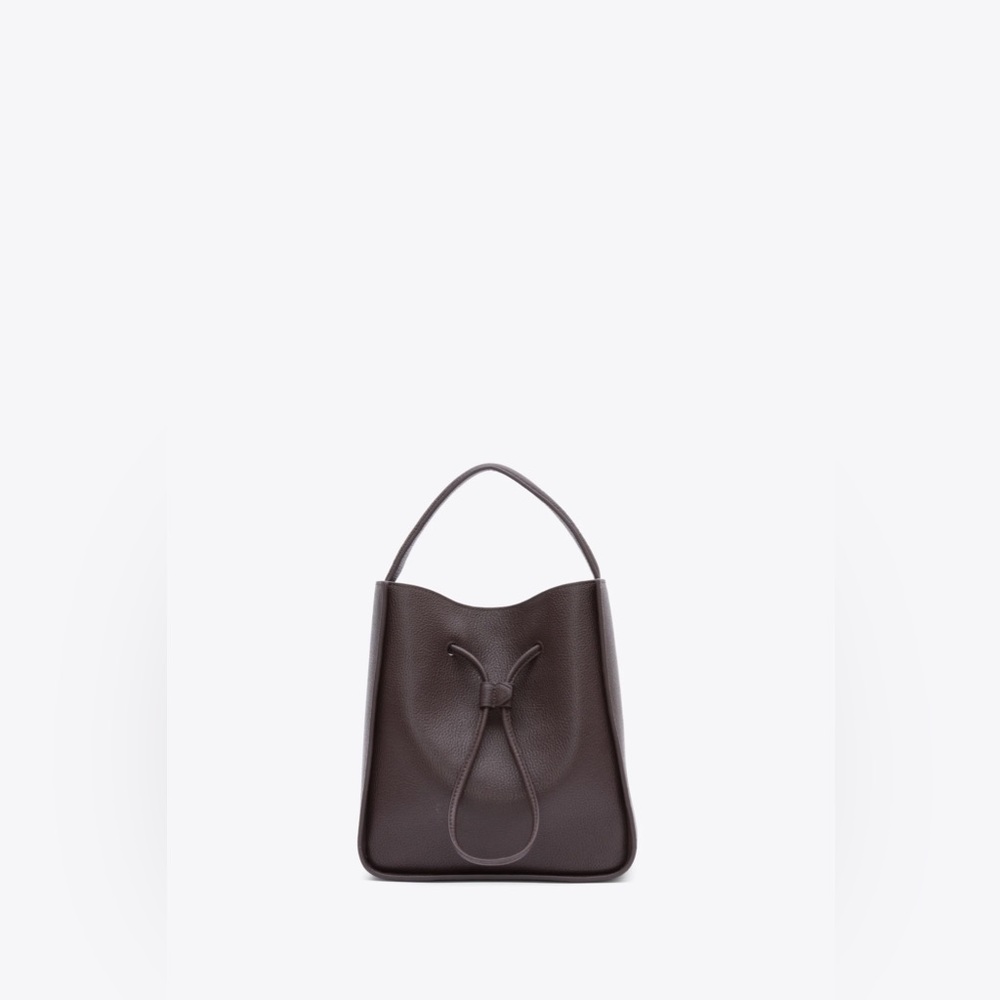 3.1 Phillip Lim Dark Brown Leather Bucket Bag